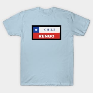 Rengo City in Chilean Flag T-Shirt